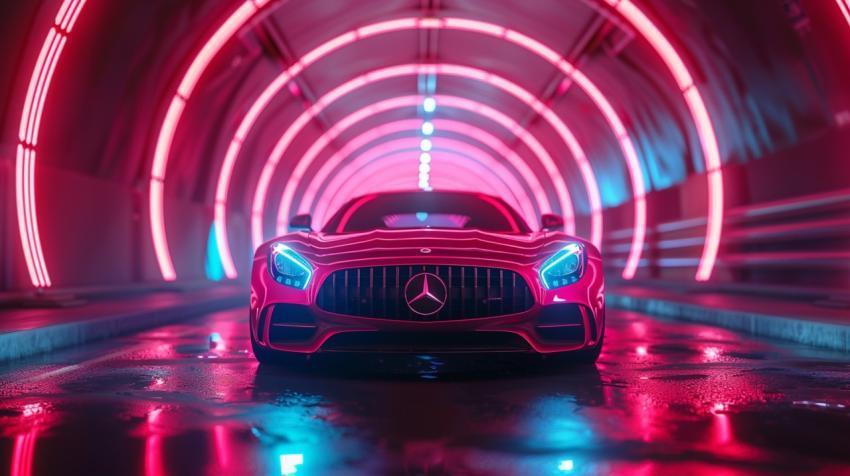 AMG GT R creative automotive photograph